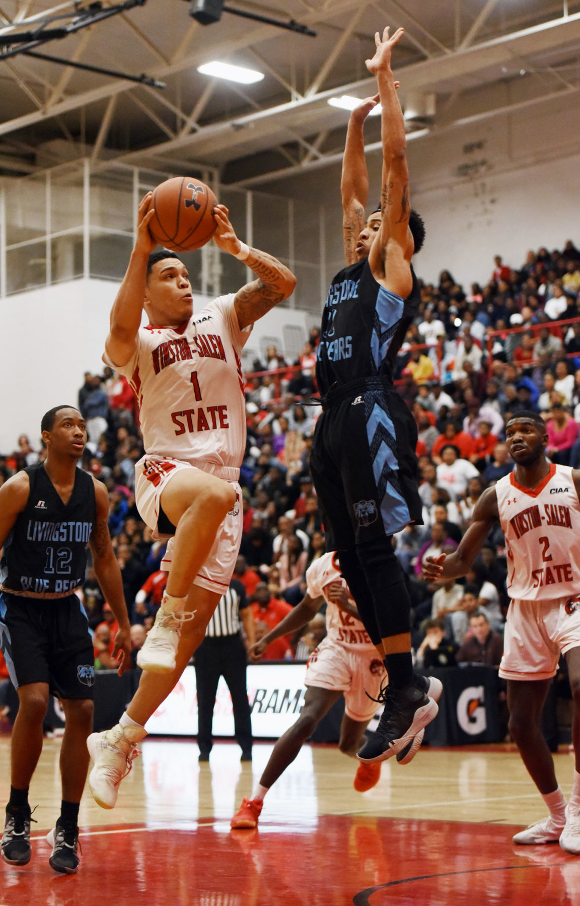 Livingstone v. Winston-Salem State baseketball